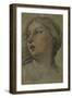 The Head of a Woman Turned to the Left-Francesco Albani-Framed Giclee Print