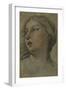 The Head of a Woman Turned to the Left-Francesco Albani-Framed Giclee Print