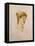 The Head of a Woman-Edward Burne-Jones-Framed Stretched Canvas