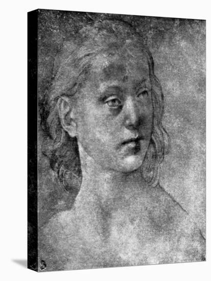 The Head of a Young Woman, 15th or 16th Century-Lorenzo di Credi-Stretched Canvas