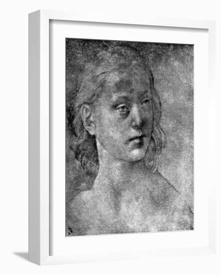 The Head of a Young Woman, 15th or 16th Century-Lorenzo di Credi-Framed Giclee Print