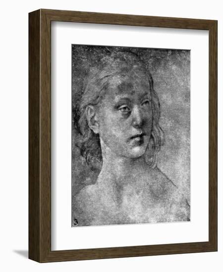 The Head of a Young Woman, 15th or 16th Century-Lorenzo di Credi-Framed Giclee Print