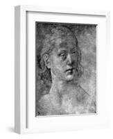 The Head of a Young Woman, 15th or 16th Century-Lorenzo di Credi-Framed Giclee Print