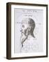 The Head of Adam Kadmon, Copy of an Illustration from "Kabbala Denudata"-null-Framed Giclee Print