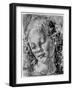 The Head of an Angel, 15th Century-Andrea del Verrocchio-Framed Giclee Print