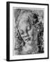 The Head of an Angel, 15th Century-Andrea del Verrocchio-Framed Giclee Print