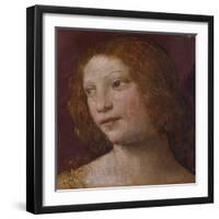 The Head of an Angel - a Fragment-Bernardino Luini-Framed Giclee Print