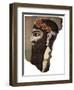 The head of an Assyrian priest or winged divinity, 1933-1934. Artist: Unknown-Unknown-Framed Giclee Print
