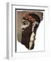 The head of an Assyrian priest or winged divinity, 1933-1934. Artist: Unknown-Unknown-Framed Giclee Print