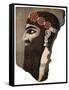 The head of an Assyrian priest or winged divinity, 1933-1934. Artist: Unknown-Unknown-Framed Stretched Canvas