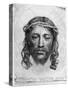 The Head of Christ, 1735-Claude Mellan-Stretched Canvas