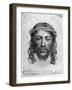 The Head of Christ, 1735-Claude Mellan-Framed Giclee Print