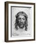 The Head of Christ, 1735-Claude Mellan-Framed Giclee Print