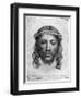 The Head of Christ, 1735-Claude Mellan-Framed Giclee Print