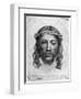 The Head of Christ, 1735-Claude Mellan-Framed Giclee Print