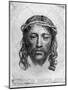 The Head of Christ, 1735-Claude Mellan-Mounted Giclee Print