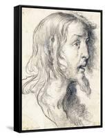 The Head of Christ in Profile to the Right-Bernardo Strozzi-Framed Stretched Canvas