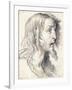 The Head of Christ in Profile to the Right-Bernardo Strozzi-Framed Giclee Print