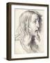 The Head of Christ in Profile to the Right-Bernardo Strozzi-Framed Giclee Print