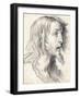 The Head of Christ in Profile to the Right-Bernardo Strozzi-Framed Giclee Print