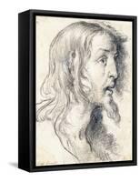 The Head of Christ in Profile to the Right-Bernardo Strozzi-Framed Stretched Canvas