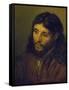 The Head of Christ-Rembrandt van Rijn-Framed Stretched Canvas