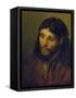 The Head of Christ-Rembrandt van Rijn-Framed Stretched Canvas