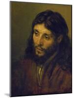 The Head of Christ-Rembrandt van Rijn-Mounted Giclee Print