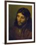 The Head of Christ-Rembrandt van Rijn-Framed Giclee Print