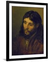 The Head of Christ-Rembrandt van Rijn-Framed Premium Giclee Print