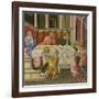 The Head of John the Baptist Brought to Herod (Predella Pane), 1454-Giovanni di Paolo-Framed Giclee Print