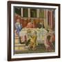 The Head of John the Baptist Brought to Herod (Predella Pane), 1454-Giovanni di Paolo-Framed Giclee Print