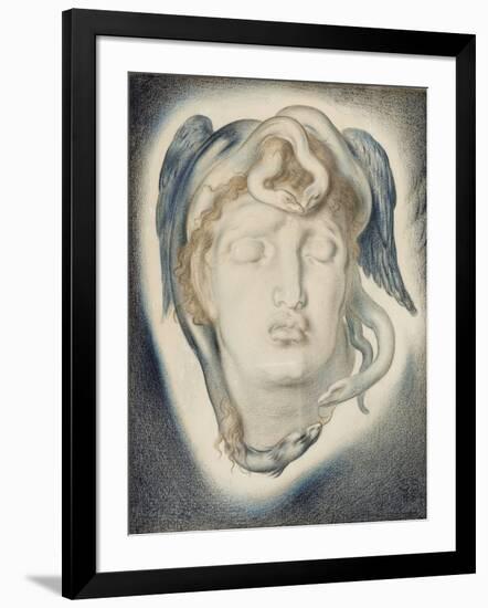 The Head of Medusa, 1884-Simeon Solomon-Framed Giclee Print