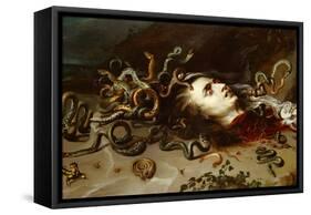 The Head of Medusa, circa 1618-Peter Paul Rubens-Framed Stretched Canvas