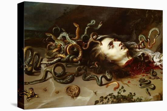 The Head of Medusa, circa 1618-Peter Paul Rubens-Stretched Canvas