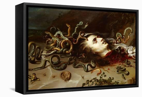 The Head of Medusa-Peter Paul Rubens-Framed Stretched Canvas