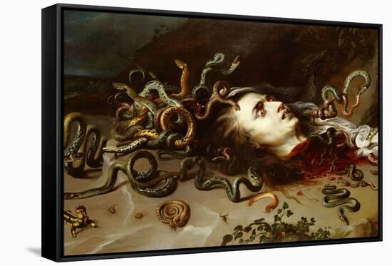 The Head of Medusa-Peter Paul Rubens-Framed Stretched Canvas