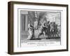 The Head of Pompeius Treacherously Murdered in Egypt is Brought to His Opponent Caesar-Augustyn Mirys-Framed Premium Photographic Print