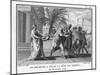The Head of Pompeius Treacherously Murdered in Egypt is Brought to His Opponent Caesar-Augustyn Mirys-Mounted Premium Photographic Print