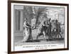 The Head of Pompeius Treacherously Murdered in Egypt is Brought to His Opponent Caesar-Augustyn Mirys-Framed Photographic Print