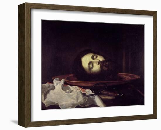 The Head of Saint John the Baptist-José de Ribera-Framed Giclee Print