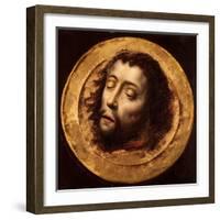 The Head of Saint John the Baptist-Aelbrecht Bouts-Framed Giclee Print