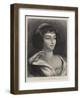 The Head of the Duchess-Charles Robert Leslie-Framed Giclee Print