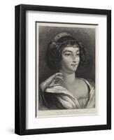 The Head of the Duchess-Charles Robert Leslie-Framed Giclee Print