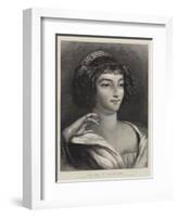 The Head of the Duchess-Charles Robert Leslie-Framed Giclee Print