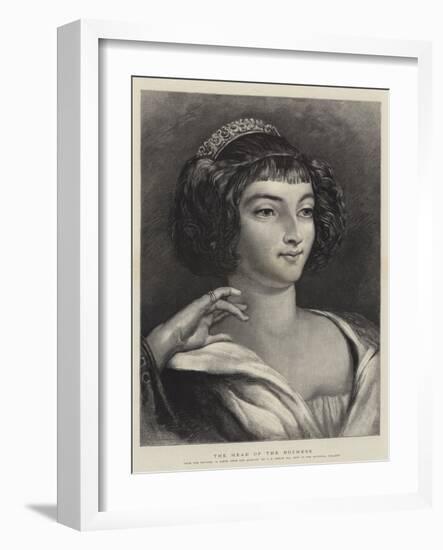 The Head of the Duchess-Charles Robert Leslie-Framed Giclee Print