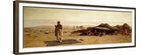 The Head of the House at Prayer-Frederick Goodall-Framed Premium Giclee Print