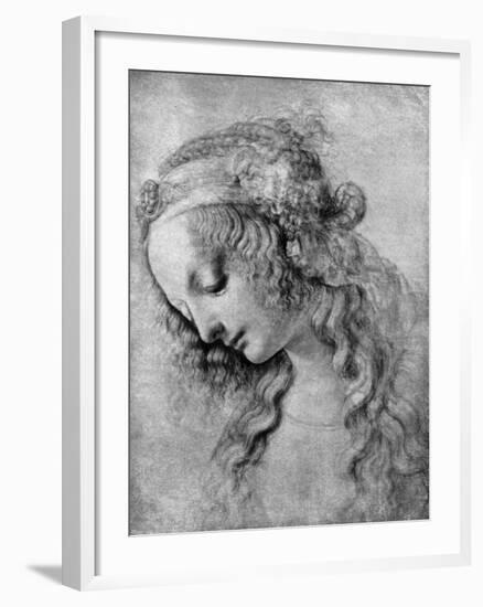 The Head of the Madonna, 15th Centuy-Andrea del Verrocchio-Framed Giclee Print