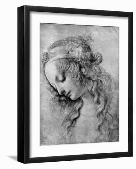 The Head of the Madonna, 15th Centuy-Andrea del Verrocchio-Framed Giclee Print