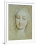 The Head of Venus-Francois Lemoyne-Framed Giclee Print